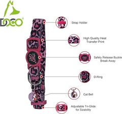 DOCO® LOCO Cat Collar Pattern  Pink Leopard