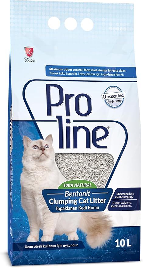 Proline Bentonite Cat Litter 10L Natural