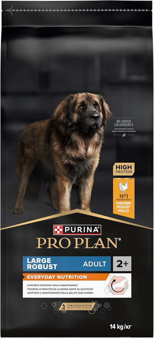PRO PLAN EVERYDAY NUTRITION LARGE ROBUST ADULT , DRY DOG FOOD WITH CHICKEN, 14 KG
