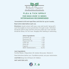 Synergy Labs Richard Organic Flea & Tick Spray - Dog 354ml
