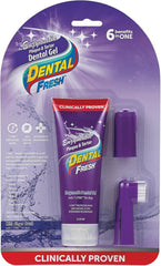 Synergy Labs Dental Fresh Enzymatic Plaque & Tartar Dental Gel with finger brush 2.5 oz - 70.87 g