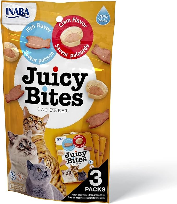 Juicy Bites Fish & Clam Flavor 3PCS/PK