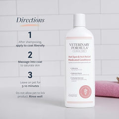 Synergy Labs VFCC Hot Spot & Itch Relief Medicated Conditioner 473ml (16oz) [Volume - 473ml]