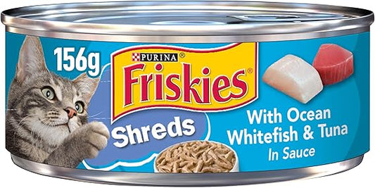 Friskies Shreds Ocean Fish & Tuna  156g