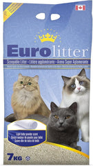 Eurolitter Premium Cat Litter - Babypowder - 7Kg