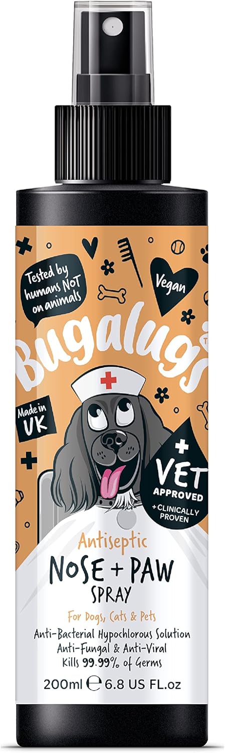 Bugalugs Antiseptic Paw & Nose Spray 200ml