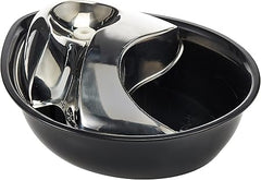 Stainless Steel/Plastic Fountain Raindrop Style - BLACK 60oz (1.8 L)