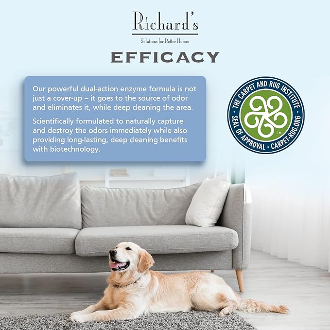 Synergy Lab Richard Organic'S Carpet & Upholstery Stain Remover & Deodorizer