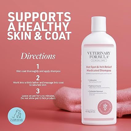 Synergy Labs Veterinary Formula Solutions Ultra Oatmeal Moisturizing Conditioner 17oz - 503ml