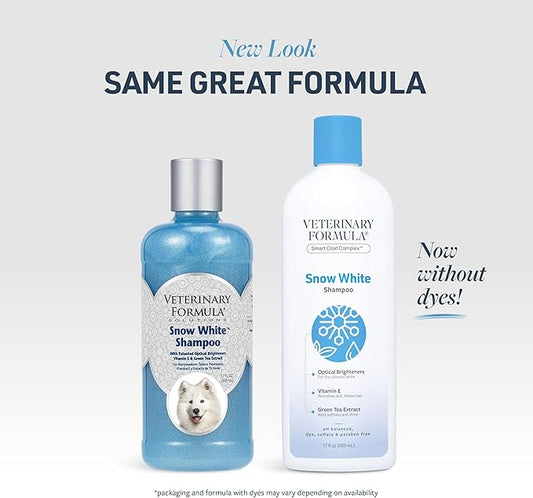 Synergy Labs Veterinary Formula Solutions Snow White Shampoo 17oz - 503ml
