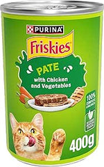 Purina Friskies Wet Cat Food with Chicken & Vegetables 400g