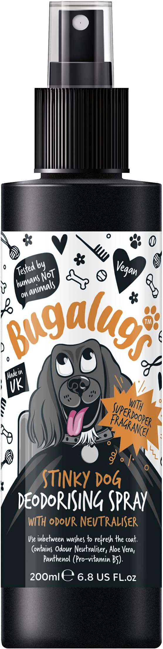 Bugalugs Stinky Dog Deodorising Spray 200ml