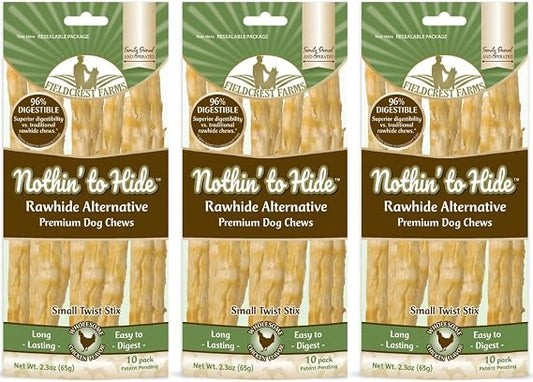 NOTHIN' TO HIDE SMALL TWIST STIX - CHICKEN 65G