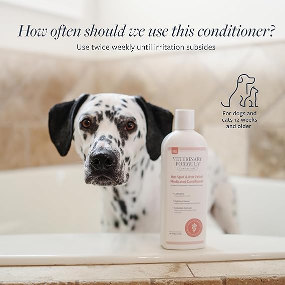 Synergy Labs VFCC Hot Spot & Itch Relief Medicated Conditioner 473ml (16oz) [Volume - 473ml]