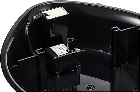 Stainless Steel/Plastic Fountain Raindrop Style - BLACK 60oz (1.8 L)