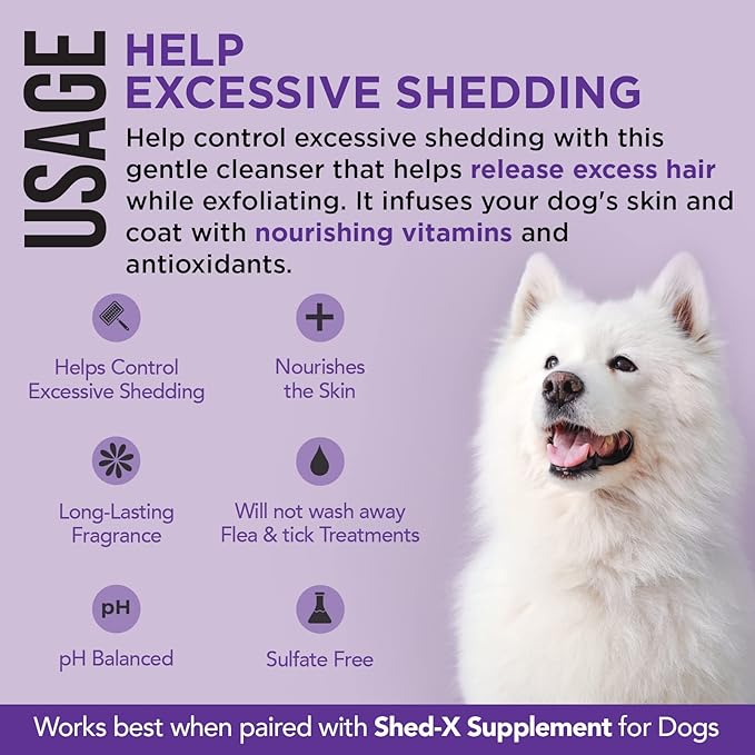 Synergy Labs Shed - X Control Shampoo - Dog 473ml