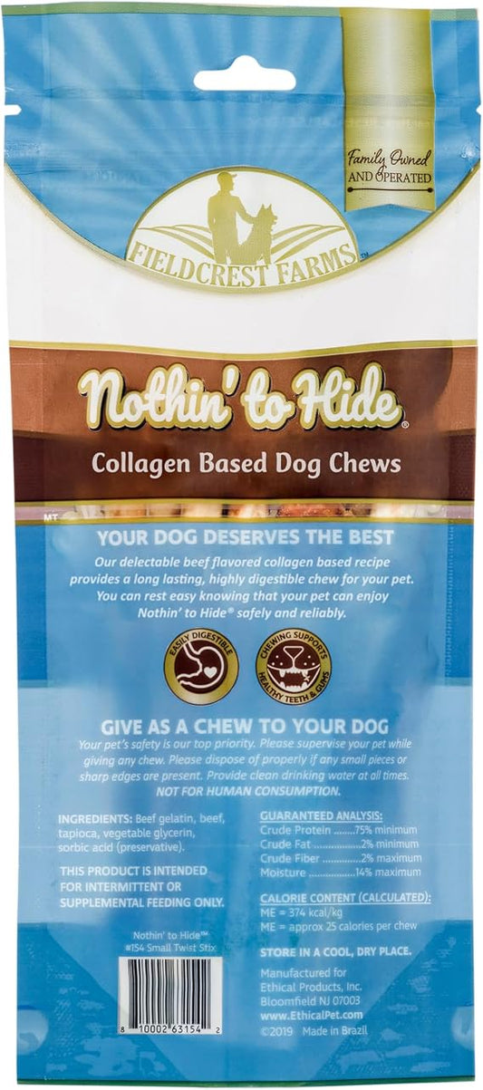 NOTHIN' TO HIDE SMALL TWIST STIX - BEEF 65G