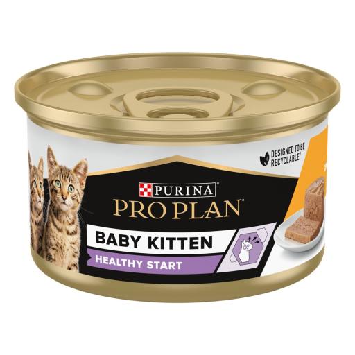 PRO PLAN KITTEN BABY MOUSSE CHICKEN, 85g