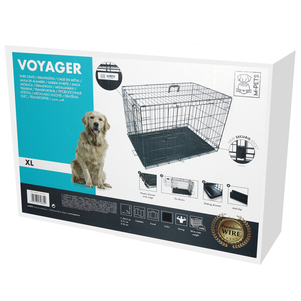 M-PETS VOYAGER WIRE CRATE XL
