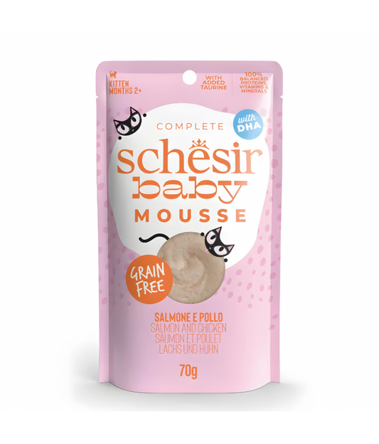 Schesir Baby Mousse Kitten - Salmon & Chicken 70g