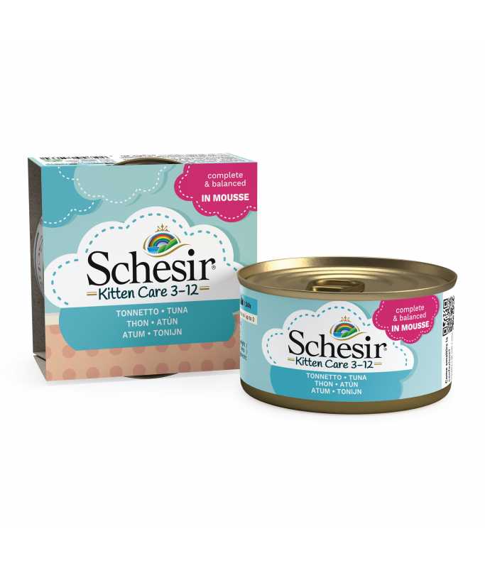 SCHESIR KITTEN CAN Mousse 3-12  TUNA