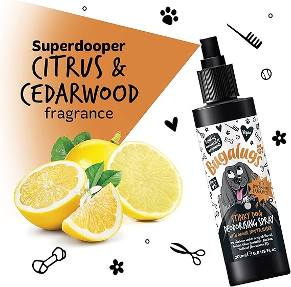 Bugalugs Stinky Dog Deodorising Spray 200ml