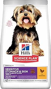 Hill’s Sensitive Stomach & Skin Small & Mini Adult Dog Food With Chicken (1.5kg)