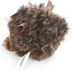 FOFOS Pull String & Sound Chip Brown Shaking Mouse Cat Toy