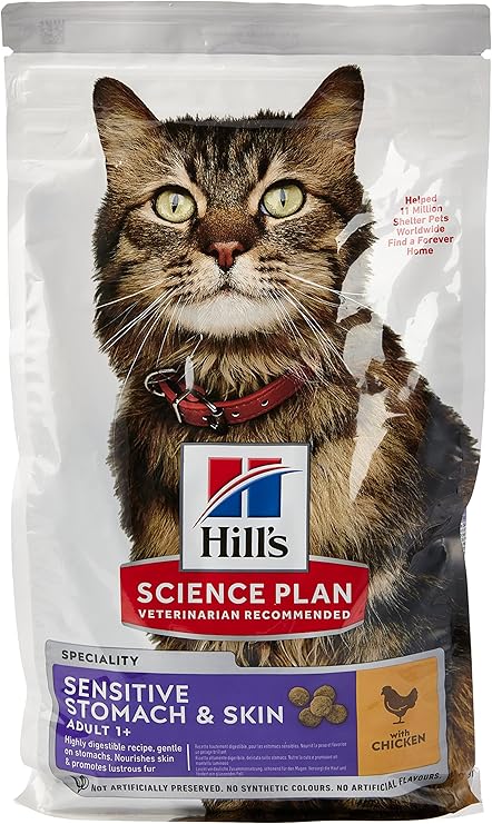 Hills SP Adult Cat Sensitive Stomach & Skin Chicken 1.5kg