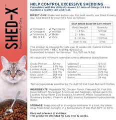 Synergy Labs Shed-X Supplement for Cats 8 oz - 237 ml