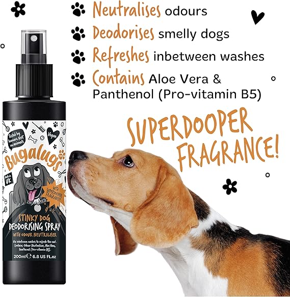 Bugalugs Stinky Dog Deodorising Spray 200ml