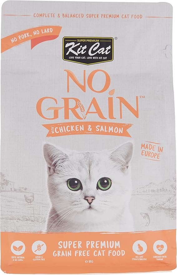 Kit Cat No Grain Chicken And Salmon 1kg