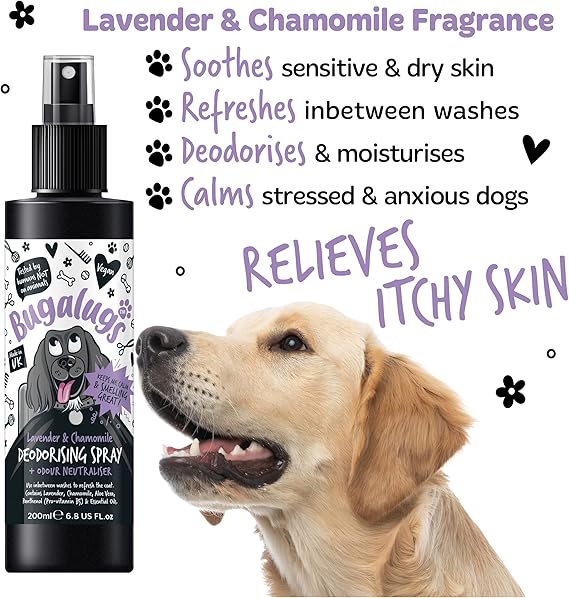 Bugalugs Lavender & Chamomile Deodarising Spray 200ml