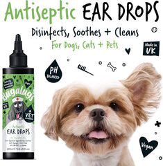 Bugalugs Antiseptic Ear Drops 200ml (6.8 Fl Oz)
