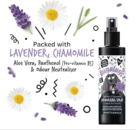 Bugalugs Lavender & Chamomile Deodarising Spray 200ml