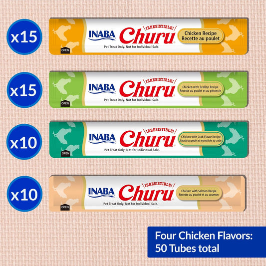 churu chicken seafood varieties 50pcs/pk