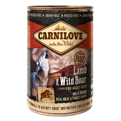 Carnilove Lamb AND Wild Boar For Adult Dogs (Wet Food Cans) 400G