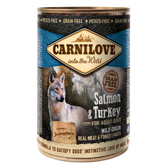 Carnilove Salmon & Turkey for Adult Dogs (Wet Food Cans) 400g