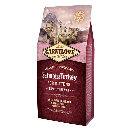 Carnilove Salmon & Turkey for Kittens 6kg