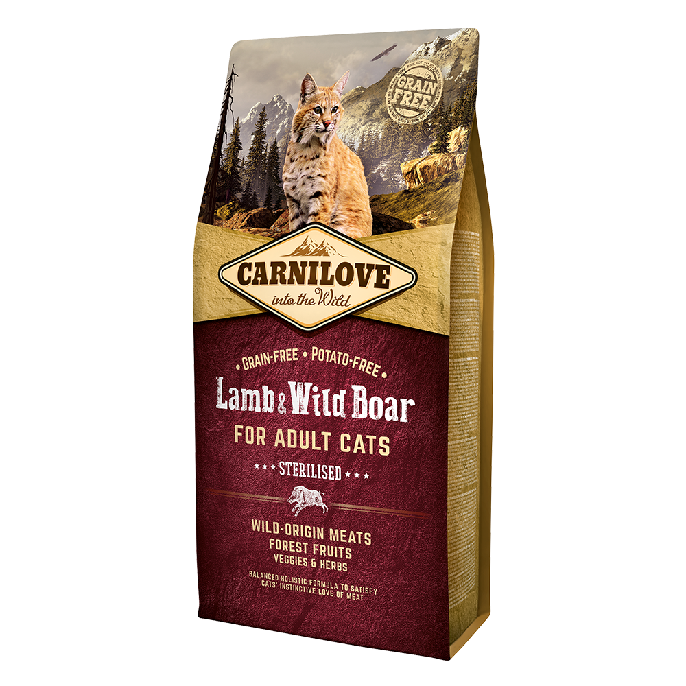 Carnilove Adult cat Lamb & Wild Boar 6kg