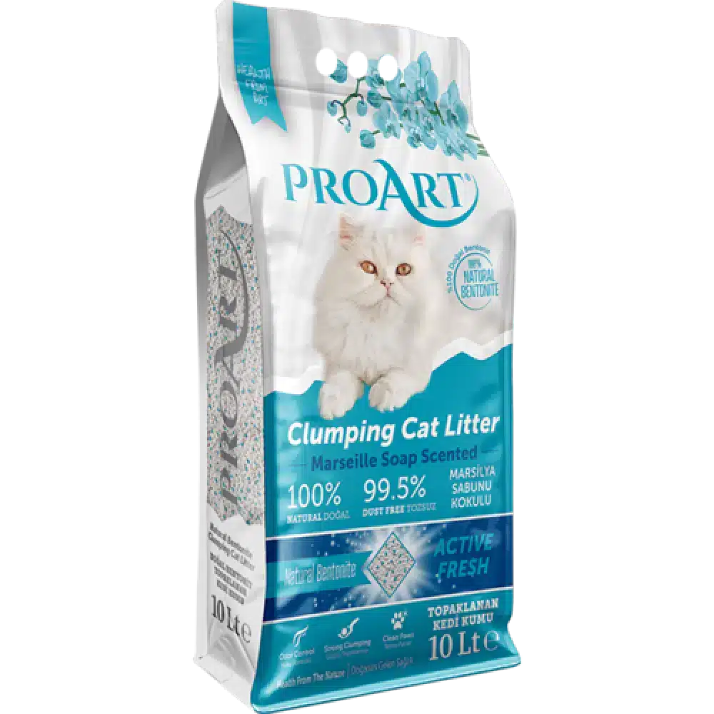 Pro Art Clumping Cat Litter Marseille Soap Scented 10L
