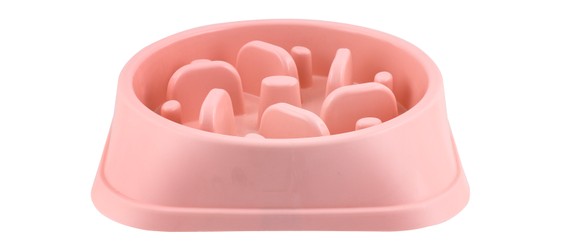 PETS CLUB ANTI CHOKE BOWL, X LARGE, 255 ML, 25*25*6 CM : PINK