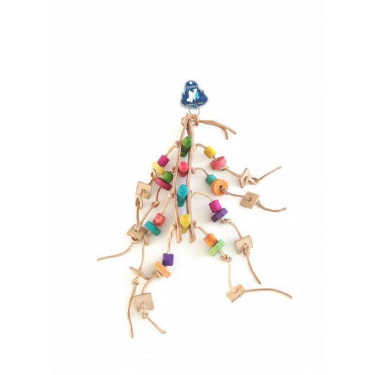 Pets Club Natural Wooden Bird Toy H-46 Cm, W-3 Cm