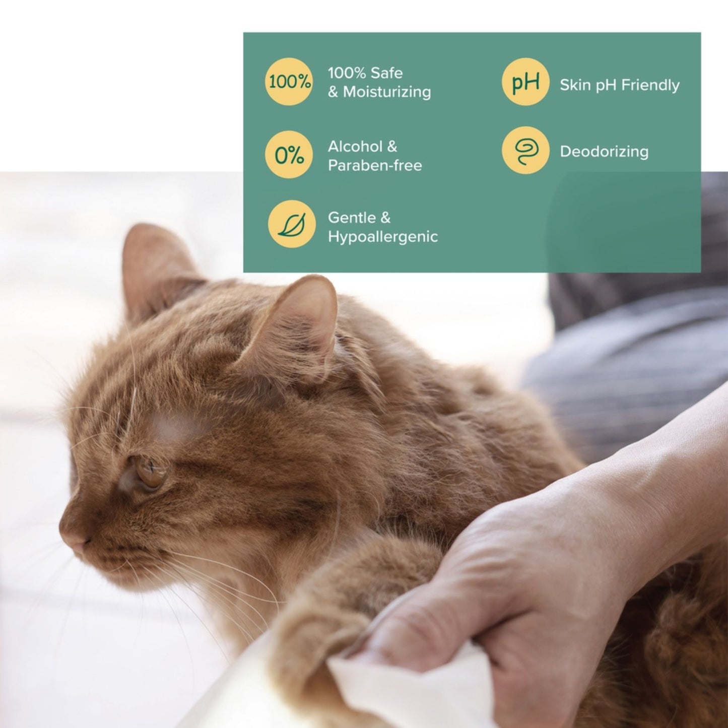 NurturePro AG+ Silver Pet Wet Wipes- LAV -100p