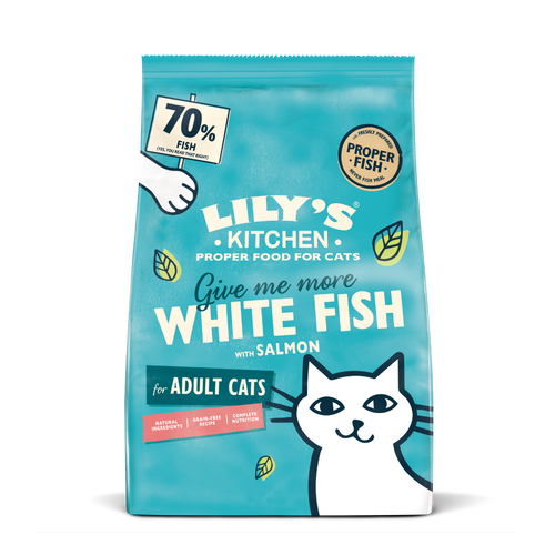 Lily's Kitchen Fisherman's Feast White Fish & Salmon Dry Cat Food 2kg