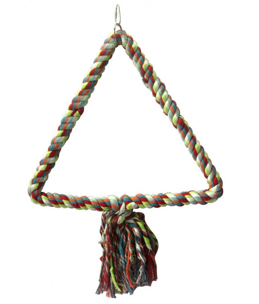 Pado Triangular Rope Hanging Toy - 40 X 32 Cm