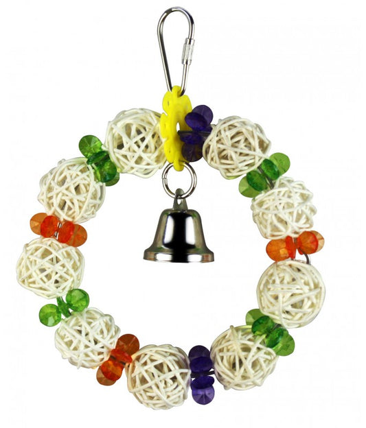 Pado Natural and Clean Round Bird Toy - 17x12 cm