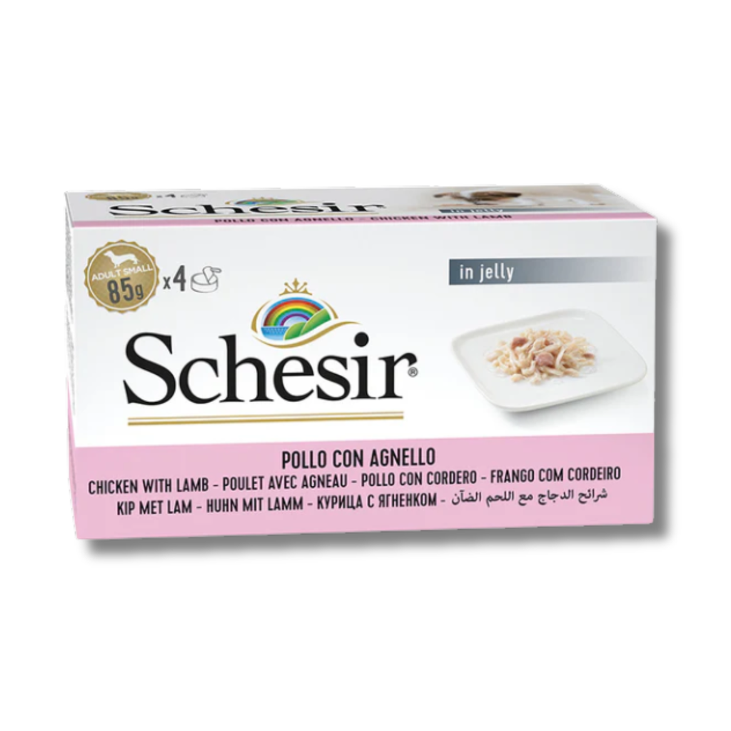 Schesir Dog Wet Food-Chicken Fillets With Lamb[Weight - 340g
