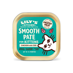 Lily's Kitchen Chicken Cod & Salmon Pate Kitten Wet Food 85G