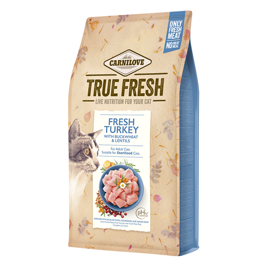 carnilove true fresh turkey for adult cats 1.8kg